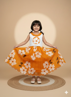 Pure Georgette With Sifali Work Kids Lahenga Choli