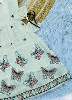 Premiuem Summer Special Khadi Cotton Fabric Kids Frock