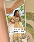 Pure Embroidery Work On Khadi Cotton Fabric maxi dress for women