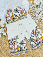 Comfy Premium Cotton Silk Embroidery work Cord-set