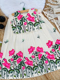 Trending Pure Cotton Fabric Chain work Embroidery Lahenga Choli