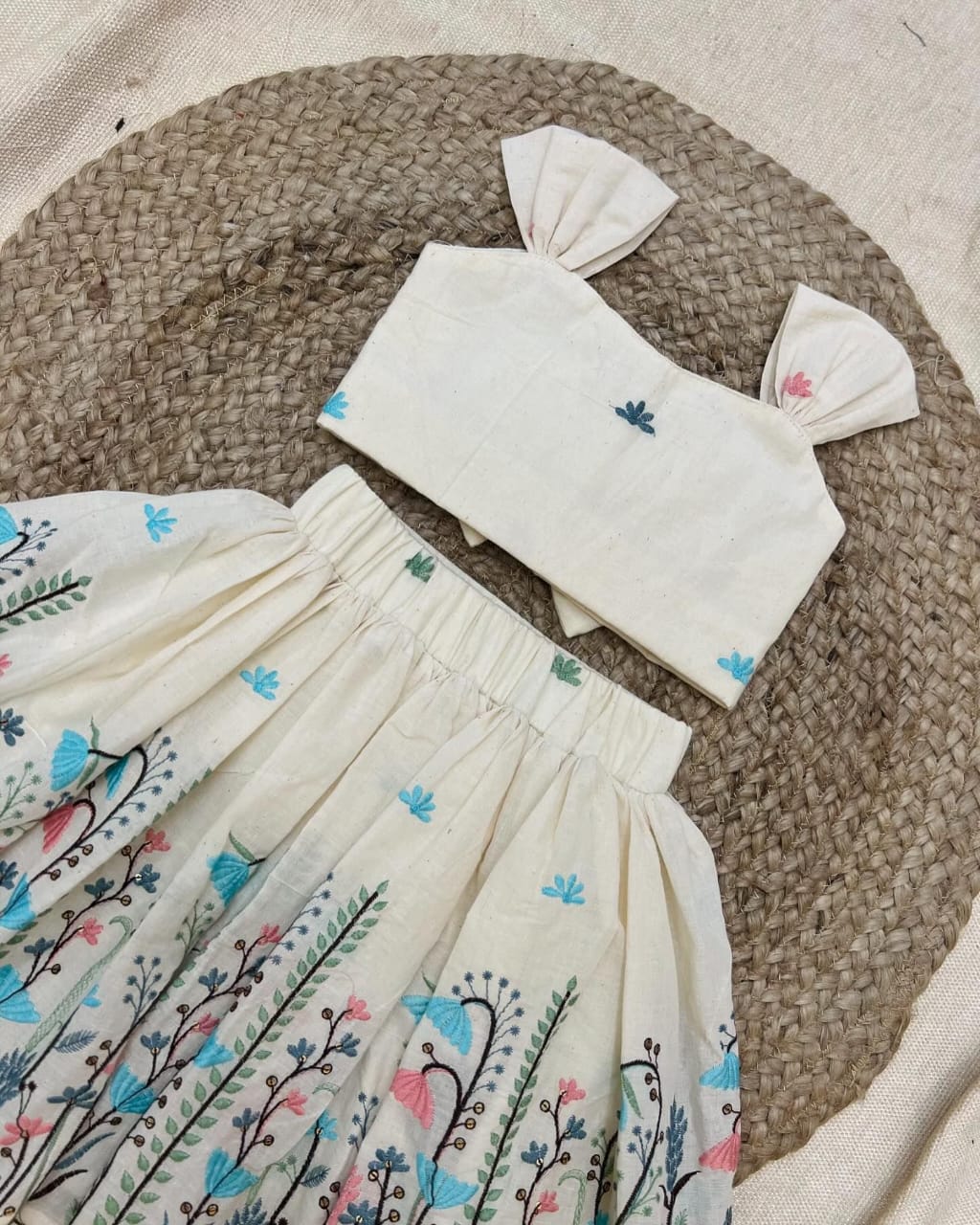 Delightful Desirable Pure Cotton Silk Lehengha Choli